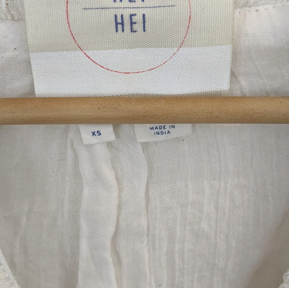 Anthropologie Cream Wrap Sweater - Picture 4 of 7